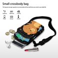 thumbnail image 7 of HELLHERO Cat Pattern Design Crossbody Sling Bag with Adjustable Strap Crossbody Sling Bags Unique Gift Polyester, 7 of 7