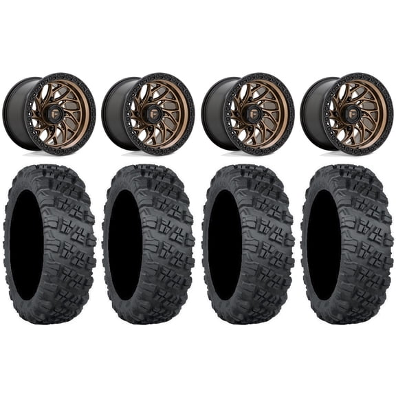 Fuel Runner 15" Wheels Br 33" Versa Cross V3 Tires Kawasaki Teryx Mule