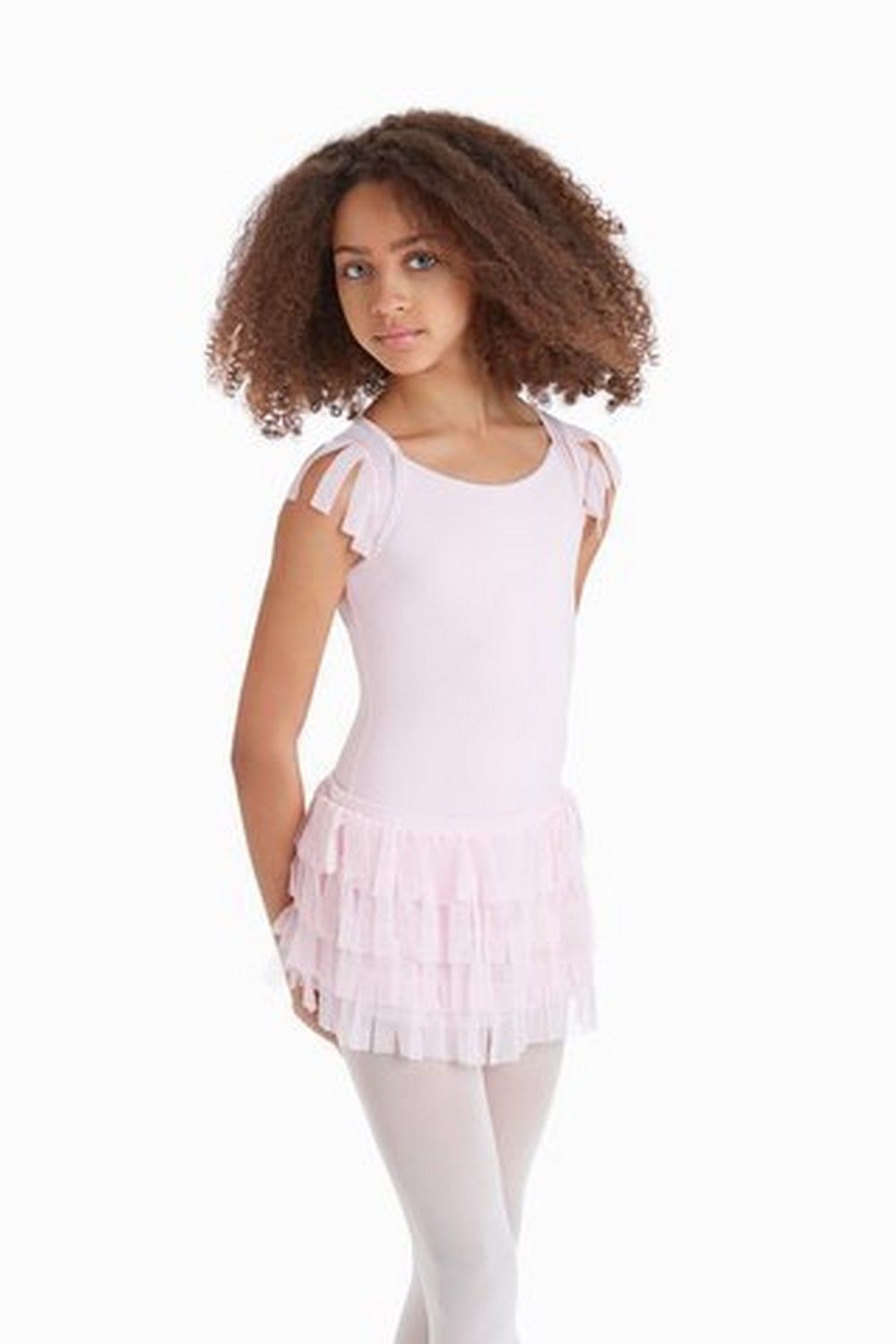 Capezio Capezio girls Short Sleeve Leotard, Pink, Medium Walmart