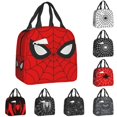 thumbnail image 2 of Bolsa de almuerzo clásica de tela de araña roja para hombres y mujeres, fiambrera con aislamiento cálido para estudiantes, bolsas de mano de Picnic de comida escolar xuanjing unisex, 2 of 2