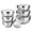 7Pcs, variant on veasfak Stainless Steel Mixing Bowls with Lids Set Metal Mixing Bowl Set for Kitchen 5Pcs
