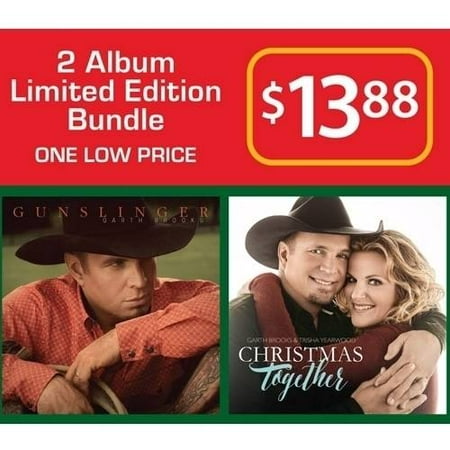 Garth Brooks 2 Album Limited Edition Bundle Gunslinger/Christmas Together (2CD) (Walmart