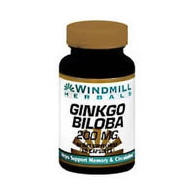 Windmill Ginkgo Biloba 200 Mg Capsules, 60Ct, 2-Pack