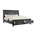 thumbnail image 6 of Pemberly Row Modern 5PC King Bedroom Set Made with Wood & Rustic Gray Finish, 6 of 19