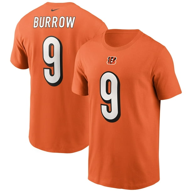 Joe Burrow Cincinnati Bengals Nike Name & Number TShirt