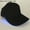 Black Hat Colorful Light, variant on Fashion Unisex Solid Color LED Luminous Baseball Hat Christmas Party Peaked Cap