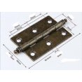 thumbnail image 2 of 4 Pcs Antique Cabinet Hinges, 2 of 4