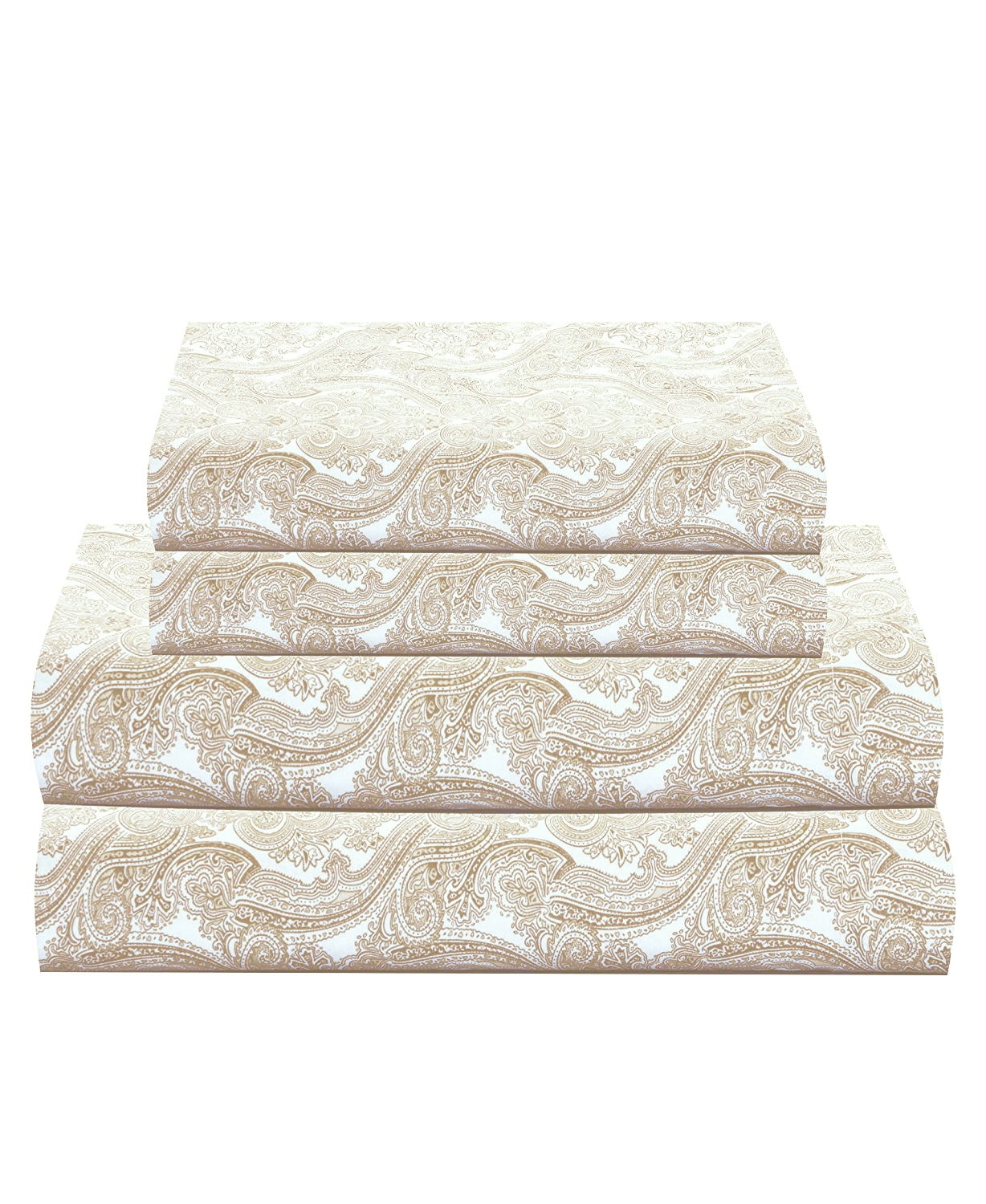 300 Thread Count 100 Cotton 4pc Soft Percale Sheet Set, Deep Pockets