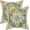 Green, variant on Green Boho Pillow Covers 20x20 Set of 2, Carpet Rug Design Decorative Boho Throw Pillows Linen Farmhouse Bohemian Cushion Pillow Covers for Sofa Couch Outdoor Decor
