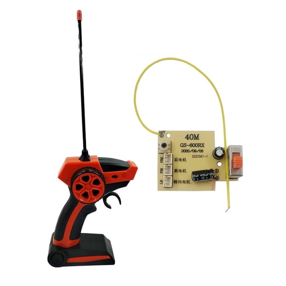 DIY RC Car Build 2.4G 4CH Remote Transmitter and Receiver Module, Red
