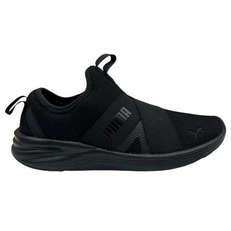 Puma Women's Better Foam Prowl Slip-on Knit Sneaker Size 7 Solid Black Stretch