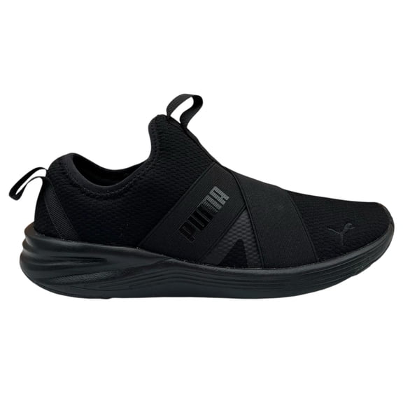 Puma Women's Better Foam Prowl Slip-on Knit Sneaker Size 7 Solid Black Stretch