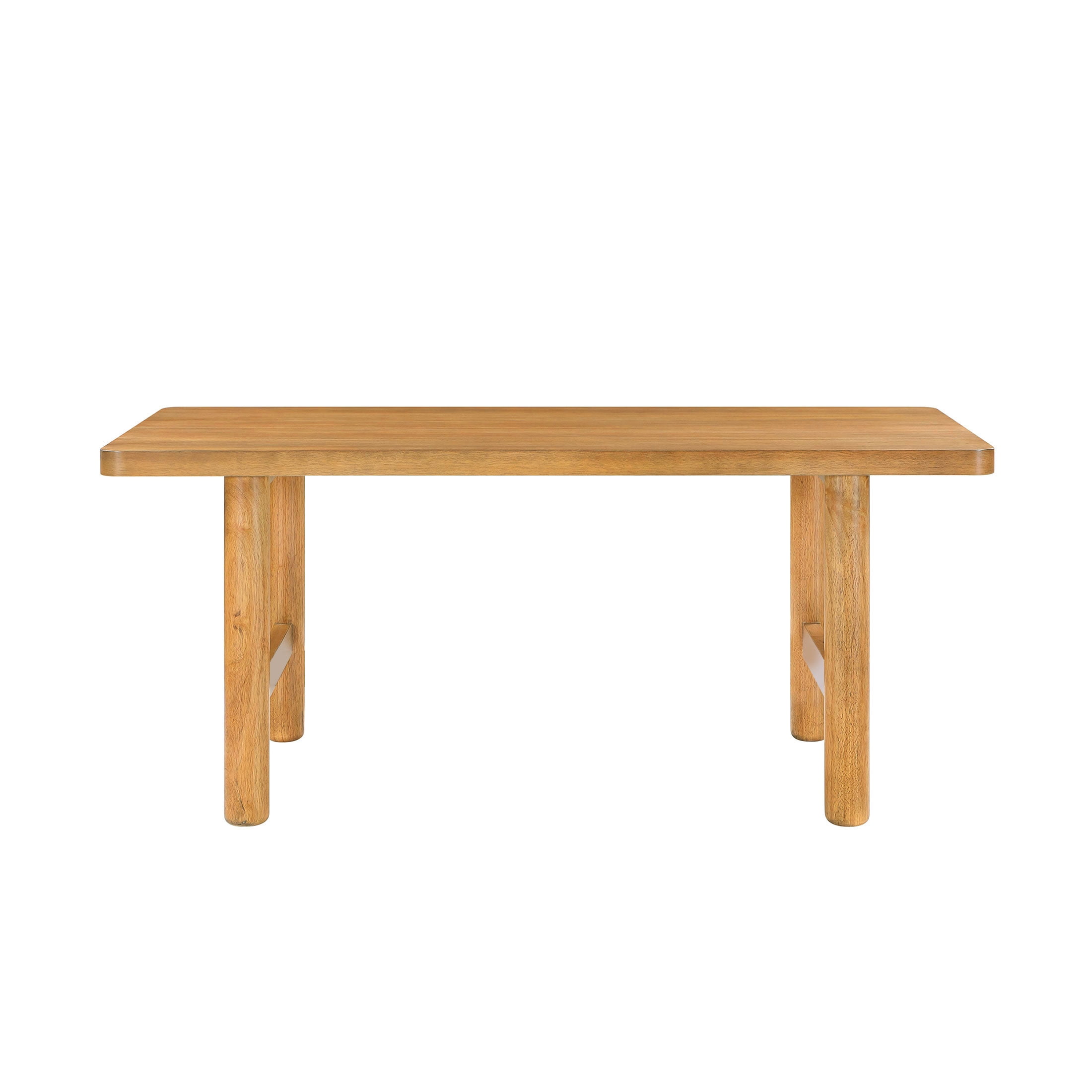 Better Homes & Gardens Adlin 70 in Rectangle Dining Table, Light Honey