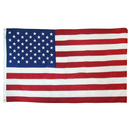 American Flag 2ft x 3ft Cotton Best Brand by Valley (Best Defense For 6 On 6 Flag Football)