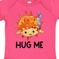 thumbnail image 4 of Inktastic Hug Me Cute Pufferfish with Bubbles Boys or Girls Baby Bodysuit, 4 of 5