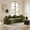 Green, variant on Gretop 110" Boneless Modular Sectional, Chenille Sleeper Couch for Living Room Apartment