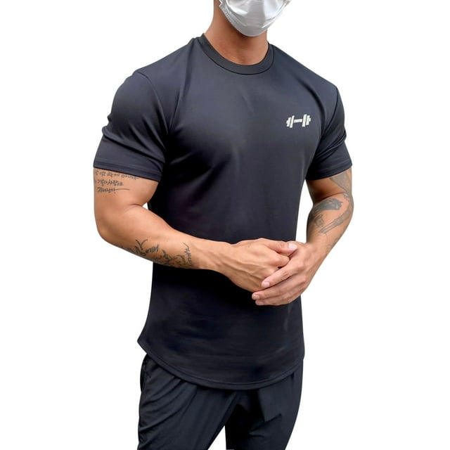 pstuiky camisetas de hombre, Camiseta de cuello en V para hombre, color liso, con mangas cortas elásticas, transpirables y modernas. camisas casuales para hombre xxxl