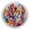 Multicolor 6, variant on PhooArto Sunset Beach 4 PCS Crystal Glass Cabinet Knobs, Drawer Kitchen Cabinets Dresser Cupboard Wardrobe Pulls Handle - Glowing in the Dark