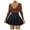 Black, variant on Ediodpoh Carnival Womens Skirts Solid Color Pu A Line Skater Mini Skirt Dressy for Club and Party Mini Skirts for Women Black L