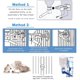 thumbnail image 3 of Dispensador de agua para perros sin goteo Botella para perros Perrera Jaula Dispensador de agua Bebedero de agua Hervidor para mascotas Se puede subir y bajar Jaula de alimentación de agua potable Kuyhfg Sin marca, 3 of 5