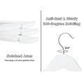 thumbnail image 3 of StorageWorks l 20 Pack l White Wooden Hanger l (Brand New), 3 of 5