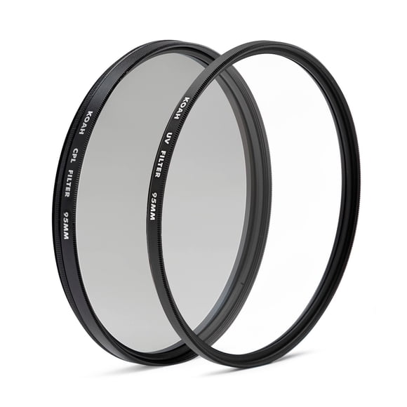 Kit de filtros Koah de 95 mm, polarizador circular y filtro UV