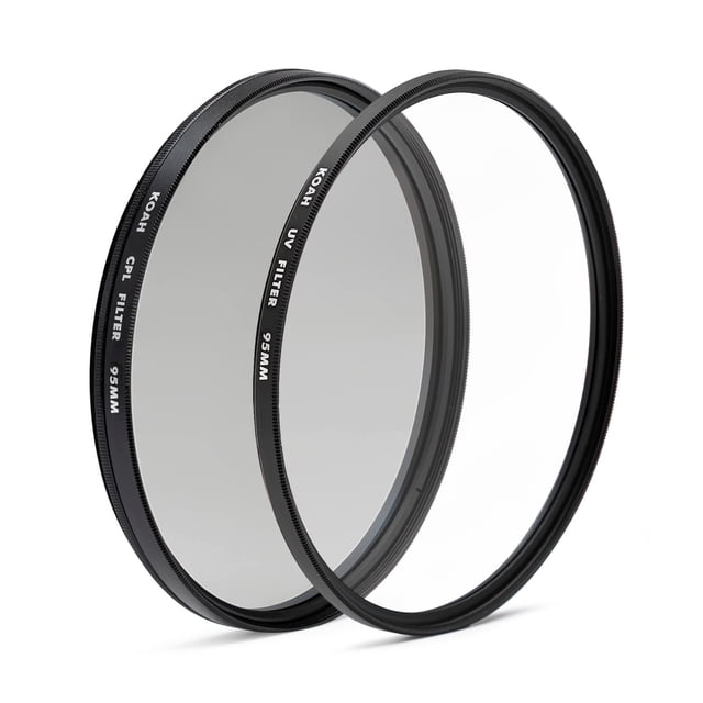 Kit de filtros Koah de 95 mm, polarizador circular y filtro UV