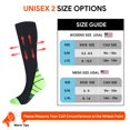 thumbnail image 3 of 3 Pairs Copper Compression Socks for Women & Men Circulation 15-20 mmhg - Better Blood Flow, Swelling, Best Support for Medical, Running, Nursing, 3 of 7