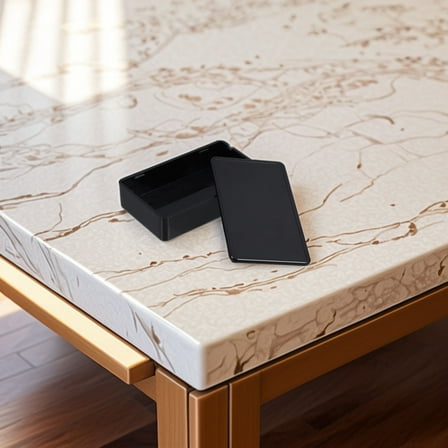 DINHEAROM Rectangular Hidden Compartment ABS 4Set 3.9x2.4x1.0in