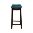 thumbnail image 4 of Riverbay Furniture 26" Transitional Wood/Faux Leather Counter Stool in Blue, 4 of 10