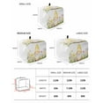thumbnail image 3 of Fsddascl Yellow Gnomes Toaster Cover 2 Slice, Small Kitchen Appliance Covers, Spring Floral Pastoral Toaster Oven Cover with Loop, Bread Machine Cover Polyester Dust Cover Protection, 3 of 5