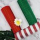 thumbnail image 2 of Cinta de malla navideña Deco NBHH rojo/verde/blanco, 10 cm x 9 m, 4 rollos, 2 of 6