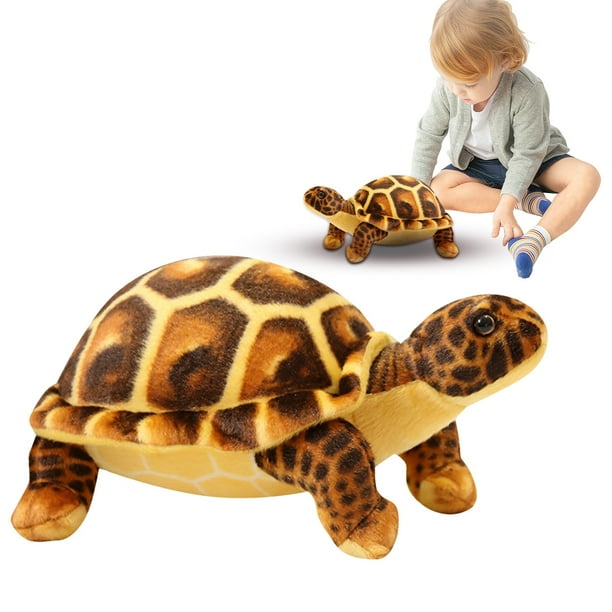 CJiaWei Tortue en Peluche Douce Jouet Tortue de Mer Mignon pour Enfants Coussin Tortue Adorable pour Garçons Filles Tout-Petits
