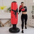 thumbnail image 3 of Saco de boxeo inflable Cola 160x65cm Saco de arena para entrenamiento de boxeo vaso de ponche inflable, 3 of 8