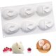 thumbnail image 1 of Molde de silicona para conejo, 6 cavidades, molde de silicona con forma de conejo 3D, molde de silicona de Pascua para conejo, molde de silicona para postre, jabón, gelatina, muffin de pudín (1 pieza), 1 of 4