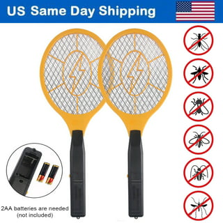  YsChois Electric Fly Swatter Electric Fly Zapper - Premium AA  Batteries Included - Powerful Large Grid - Easy to Use - Lightweight Bug  Zapper Racket for Indoor & Outdoor Use 