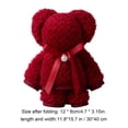 thumbnail image 3 of Bear Shaped Coral Fleece Bath Towels, Cute Bear-Shaped Towels, Soft Coral Fleece Hand Towels, for Wedding Valentine's Day Birthday Gifts, 3 of 6