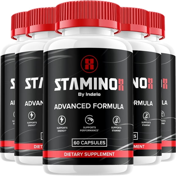 Stamino for Men Capsules – Stamino MultiVitamin Complex Pills, Energy, 5 Pack, 300 Capsules