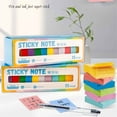 thumbnail image 1 of School Supplies Office Desk Accessories Office Suppliesindex Sticker Label Sticker Colored Strip Style Marking Sticker Student Classification Writing Memo Paper, 1 of 6