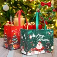 thumbnail image 5 of 12pcs Christmas Gift Bags Christmas Tote Bags With Handles, Non-Woven Large Christmas Bags For Gifts Wrapping Xmas Party Favors, 12.8×6.7×9.8in, 5 of 8