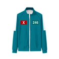 thumbnail image 3 of Squid Game Green Jacket Cosplay Costume for Adults O/X/007/222/230/333/246/338– Official Player Outfit Dark Green L, 3 of 3