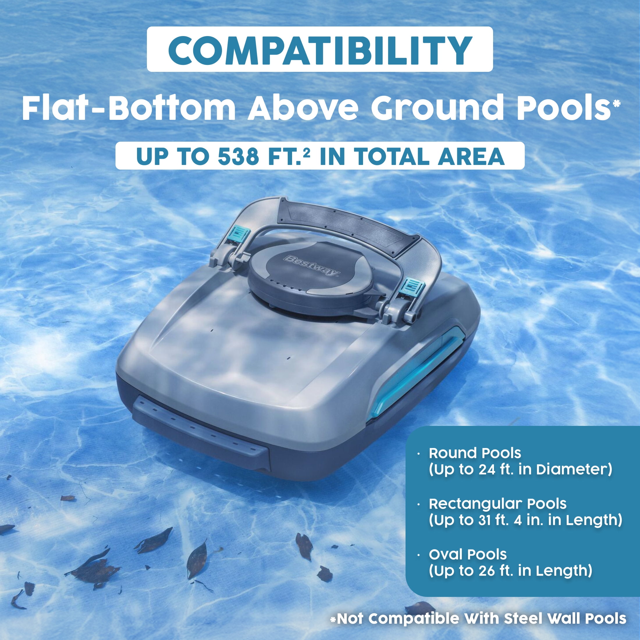 Bestway AquaTronix Pro G300 Automatic Robotic Pool Vacuum & Skimmer