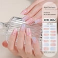 thumbnail image 5 of Nails Polish Strips,Nails Wraps,Full Wrap Nails Stickers,Gel Nails Strips Adhesive Nails Art Decal with Nails File, 5 of 8