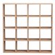 thumbnail image 1 of Estante de almacenamiento en miniatura, casa de muñecas de madera MDF a escala 1:12, 1 of 3