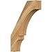 thumbnail image 3 of Ekena Millwork BRC04X16X24BOA00RWR Genouillère Balboa Rugueuse 4"L x 16"P x 24"H, Cèdre Rouge Western, 3 of 4