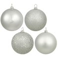 thumbnail image 1 of Argent 4 Finition Boule Ornement&44; 6 Po. - Boîte de 4, 1 of 1