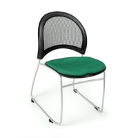 Ofminc Office Furniture 4-Pack Starmoon Series 250 Lbs Weight Capacity Durable Base Armless Fabric Shamrock Green... by ofminc
