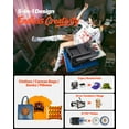 thumbnail image 2 of VEVOR Hybrid Heat Press, 15 x 15 inch, 5-in-1 Multifunction, Heat Up Fast and Even, All-New Patented Design, Easy to Control, Sublimation Press Machine, 2 of 9