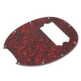 thumbnail image 3 of Eujgoov 5 String Bass Guard Plate Big Red Tortoise Shell Bass Guard Bass Top Musical Instrument Accessories, 3 of 8