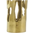 thumbnail image 5 of DecMode 31" Drip Gold Aluminum Vase with Melting Designed Body, 5 of 11